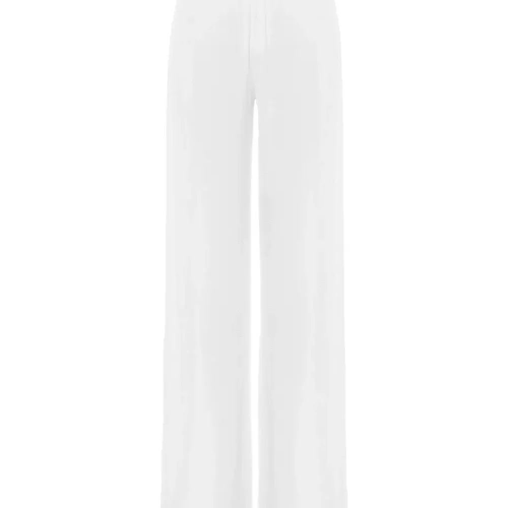 Брюки палаццо с завышенной талией