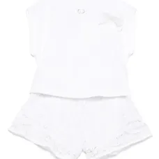 Кружевной комплект из топа и шортов