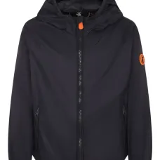 Куртка с капюшоном и логотипом