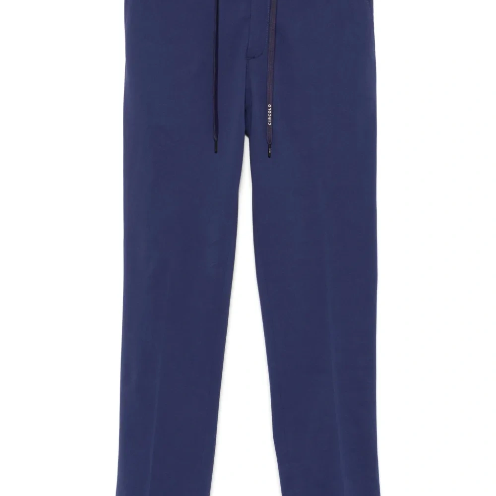 Брюки из ткани пике