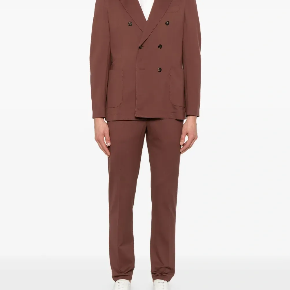 Брюки из ткани пике