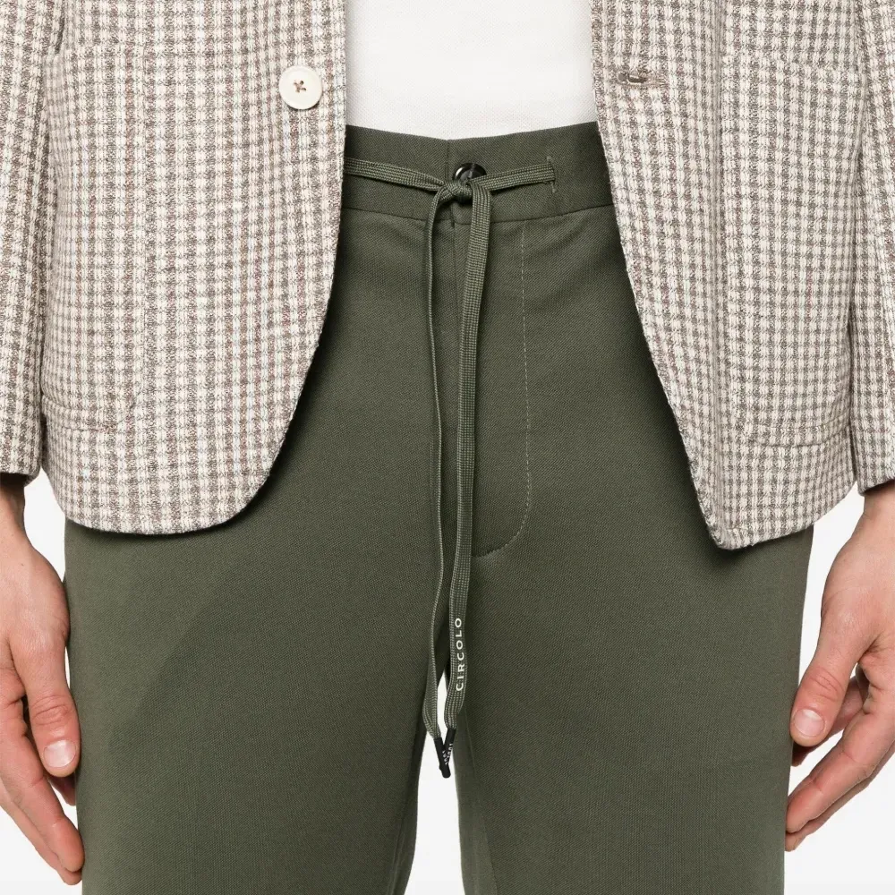 Брюки из ткани пике