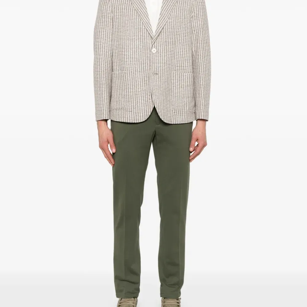 Брюки из ткани пике