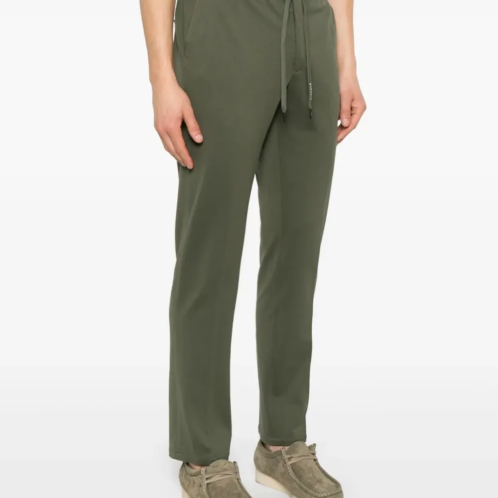 Брюки из ткани пике