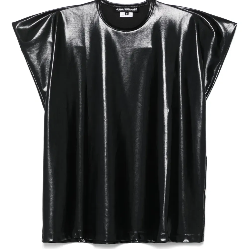 Футболка с эффектом металлик