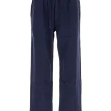 Брюки из смесового льна