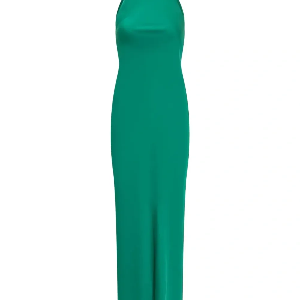 Платье макси с вырезом халтер