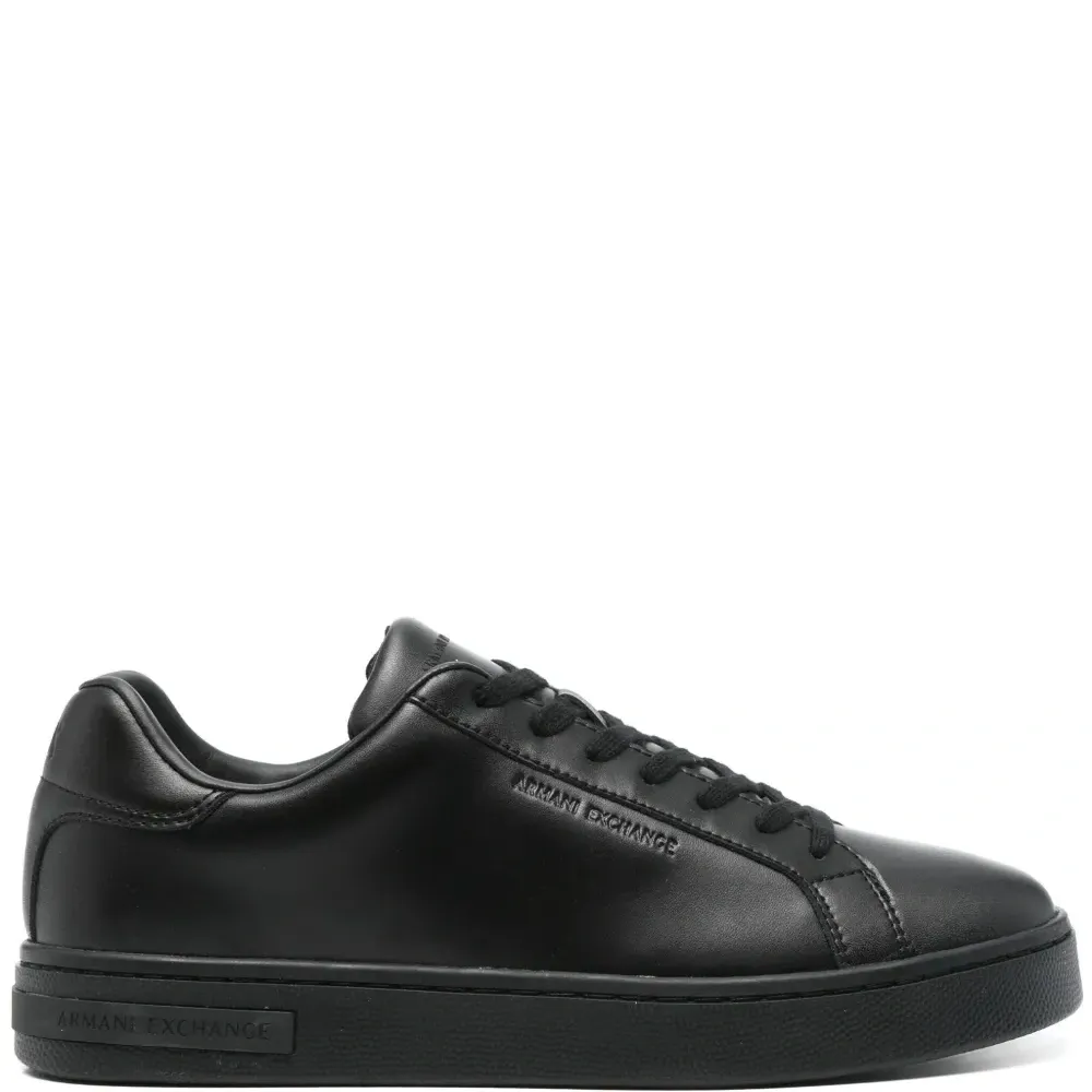 Кожаные кроссовки