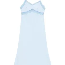 Платье миди с кружевной отделкой