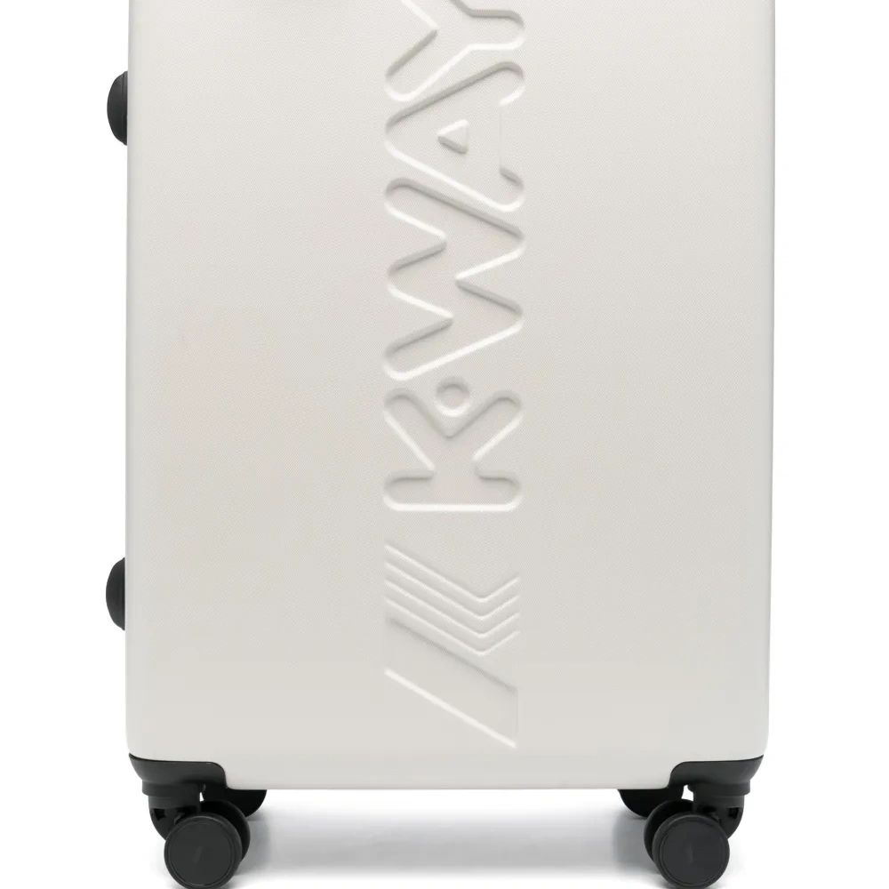 Чемодан среднего размера с тисненым логотипом