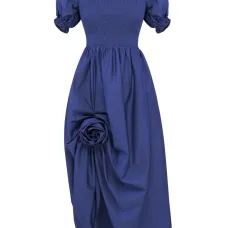 Платье Belle с открытыми плечами и сборками