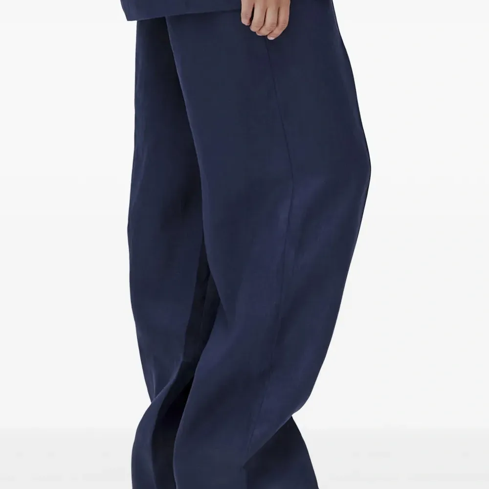 Атласные брюки с кулиской