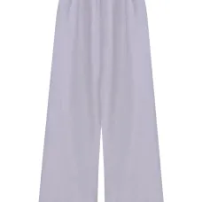 Прямые брюки из органического льна