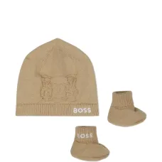 Комплект из шапки бини и пинеток