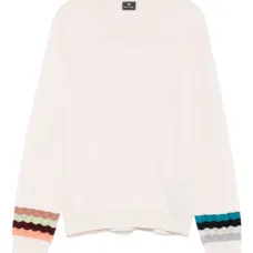 Свитер с узором зигзаг Свитер с узором зигзаг