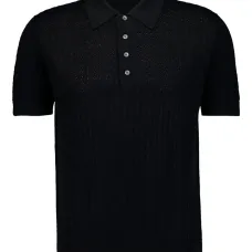 Рубашка поло в рубчик