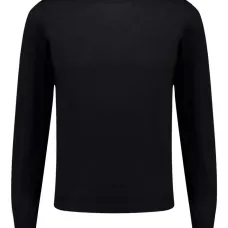 Шерстяной свитер с круглым вырезом