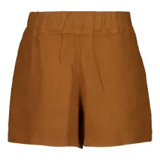 Льняные шорты с эластичным поясом