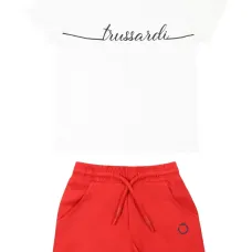 Комплект из футболки и шортов с логотипом Комплект из футболки и шортов с логотипом