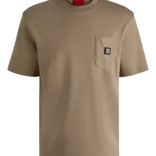 Футболка с нашивкой-логотипом