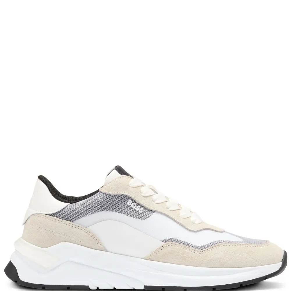 Кроссовки со вставками