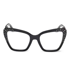 Декорированные очки в оправе 'кошачий глаз'