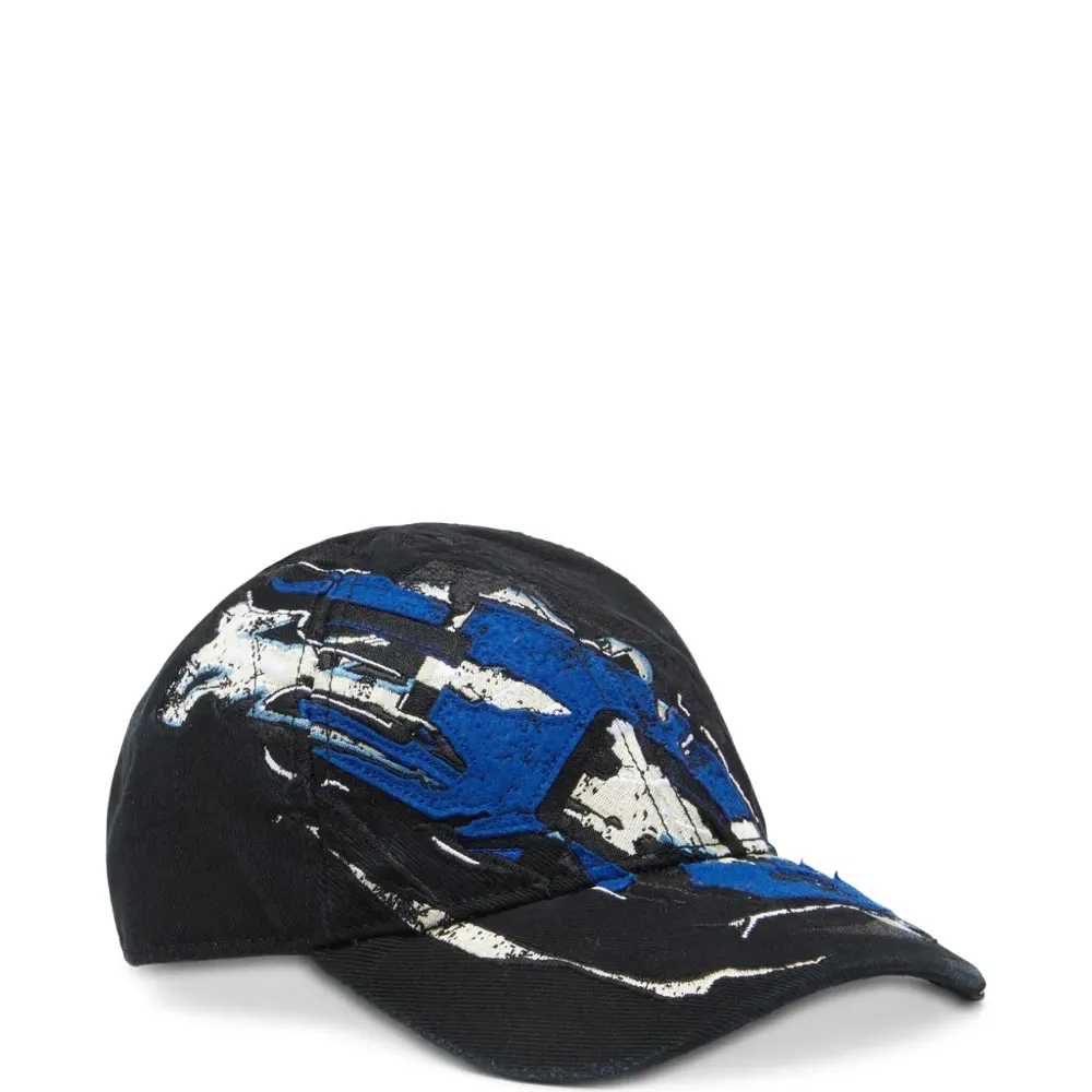 бейсболка с абстрактным принтом