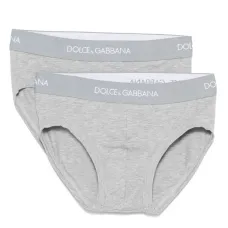 Комплект из двух трусов-брифов с логотипом