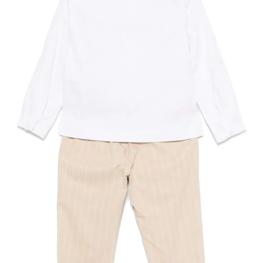 Комплект из полосатой рубашки и брюк