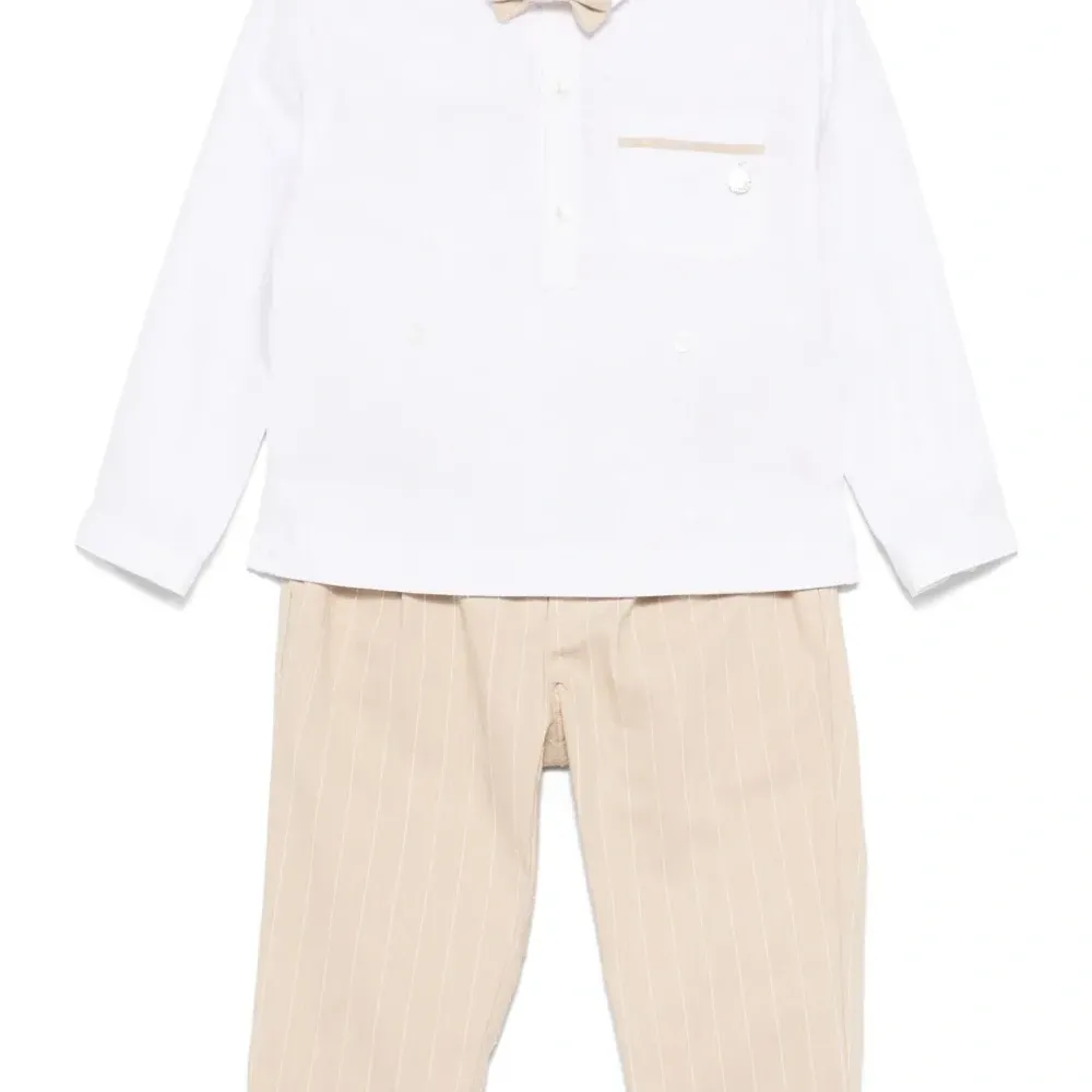 Комплект из полосатой рубашки и брюк