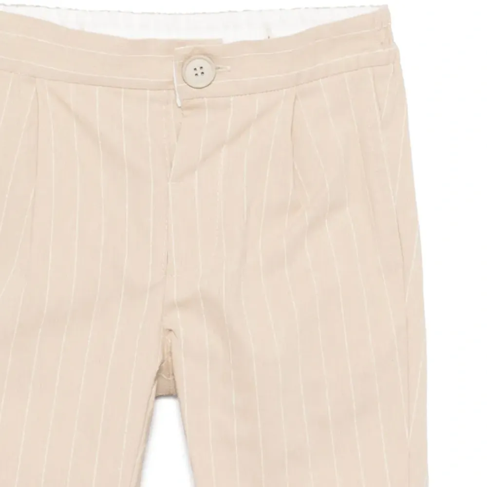 Комплект из полосатой рубашки и брюк