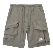 Шорты-бермуды с вышитым логотипом