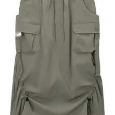 Юбка миди с карманами карго