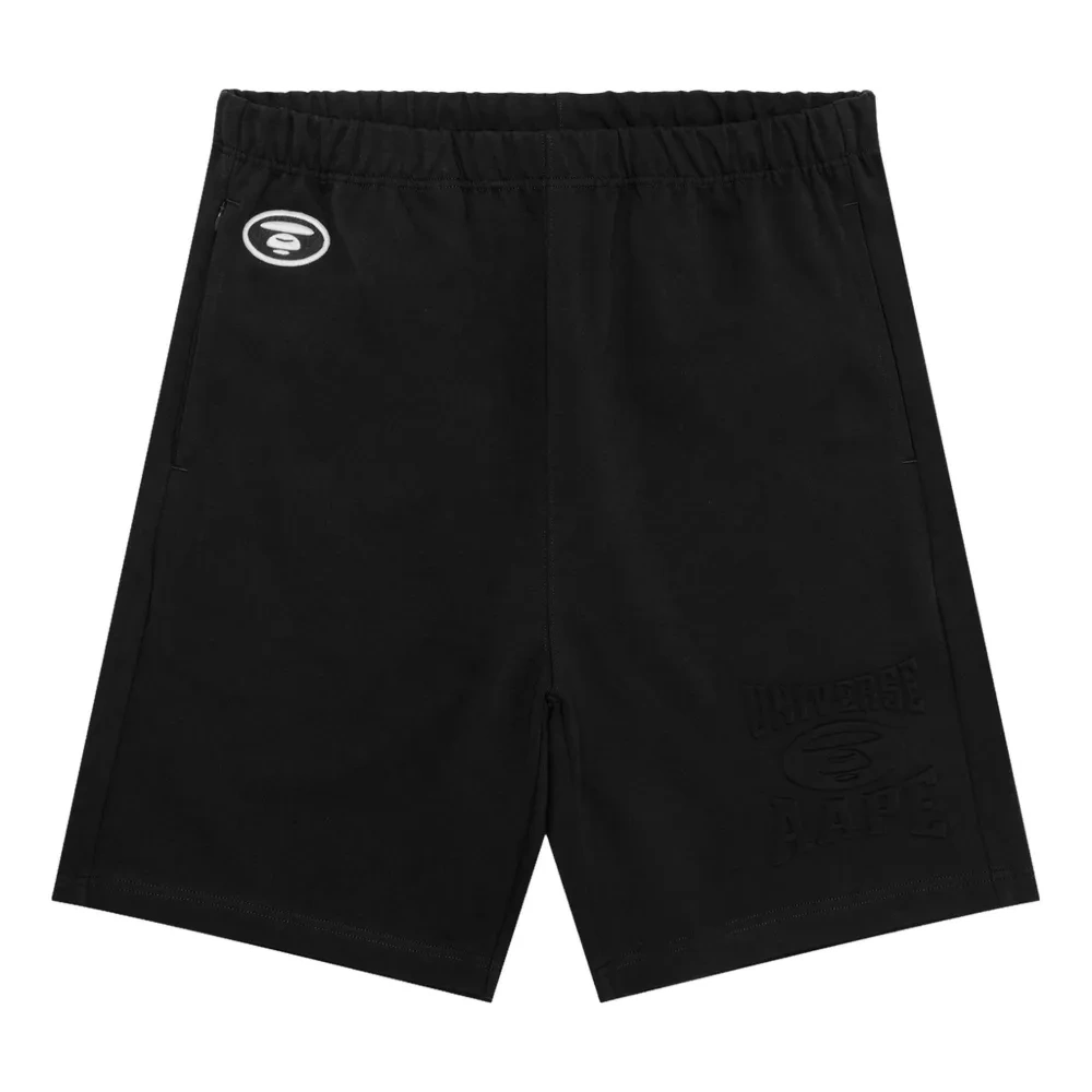 Шорты с нашивкой-логотипом