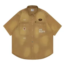 Рубашка с вышитым логотипом