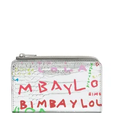 кошелек с тиснением под крокодила