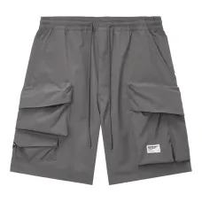 Шорты-бермуды с вышитым логотипом