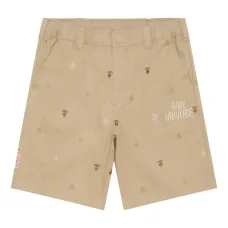 Шорты-бермуды с вышитым узором