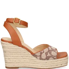 Плетеные эспадрильи на танкетке