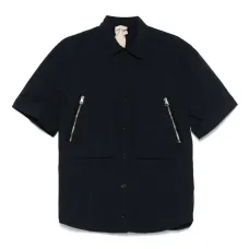 Рубашка с карманами на молнии