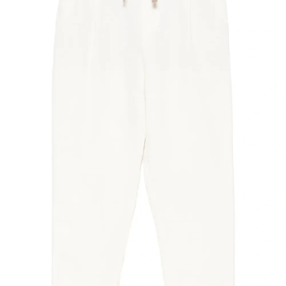 Брюки с узором в елочку