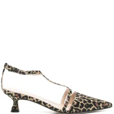 Туфли с анималистичным принтом