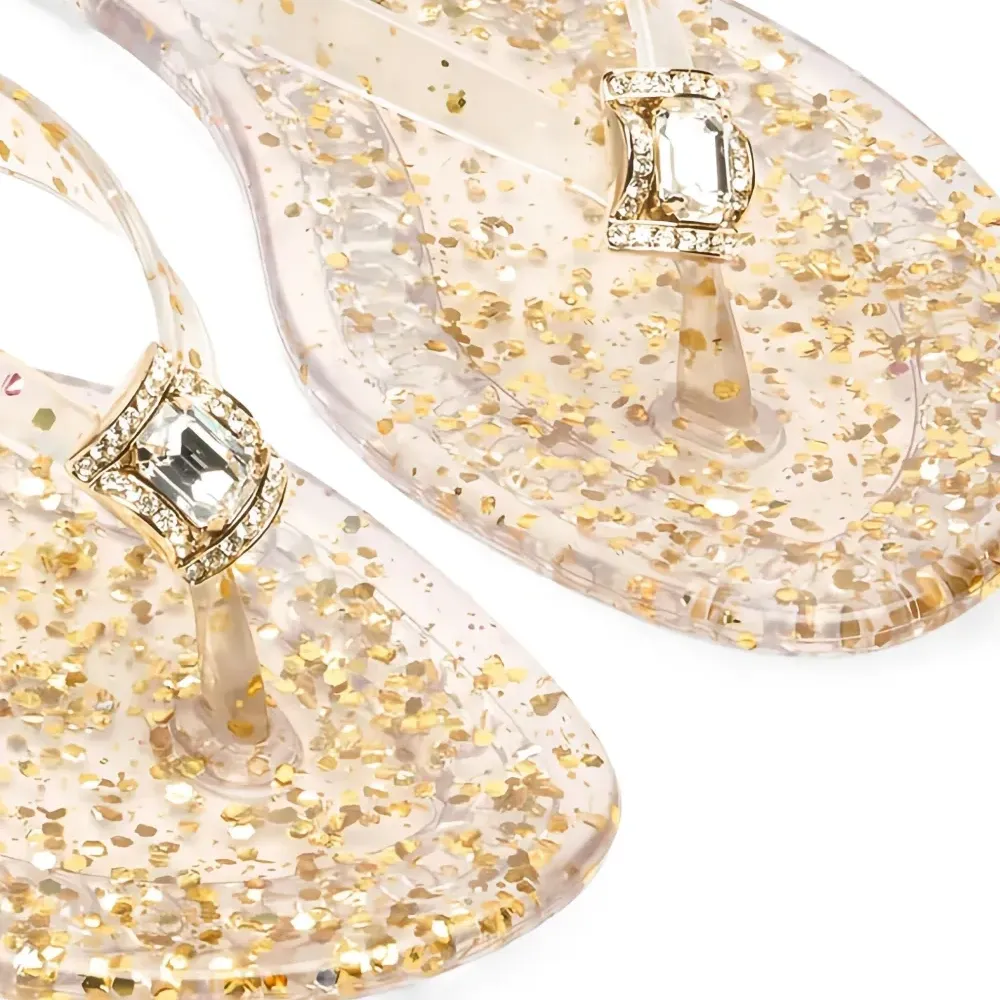 Сандалии с блестками Сандалии с блестками