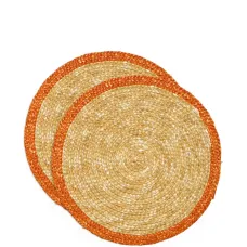 Набор из двух соломенных подставок Набор из двух соломенных подставок