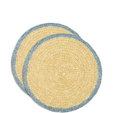 Набор из двух соломенных подставок Набор из двух соломенных подставок