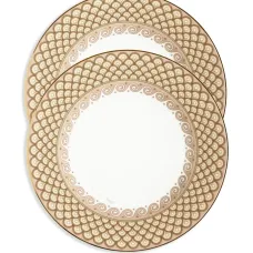 Набор из двух тарелок с графичным принтом Набор из двух тарелок с графичным принтом