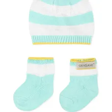 Комплект Happy ZigZag из шапки бини и пинеток Комплект Happy ZigZag из шапки бини и пинеток