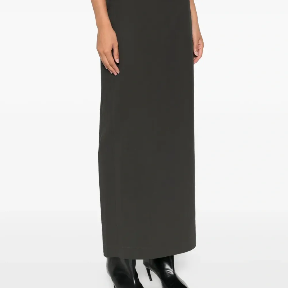 длинная юбка с заниженной талией