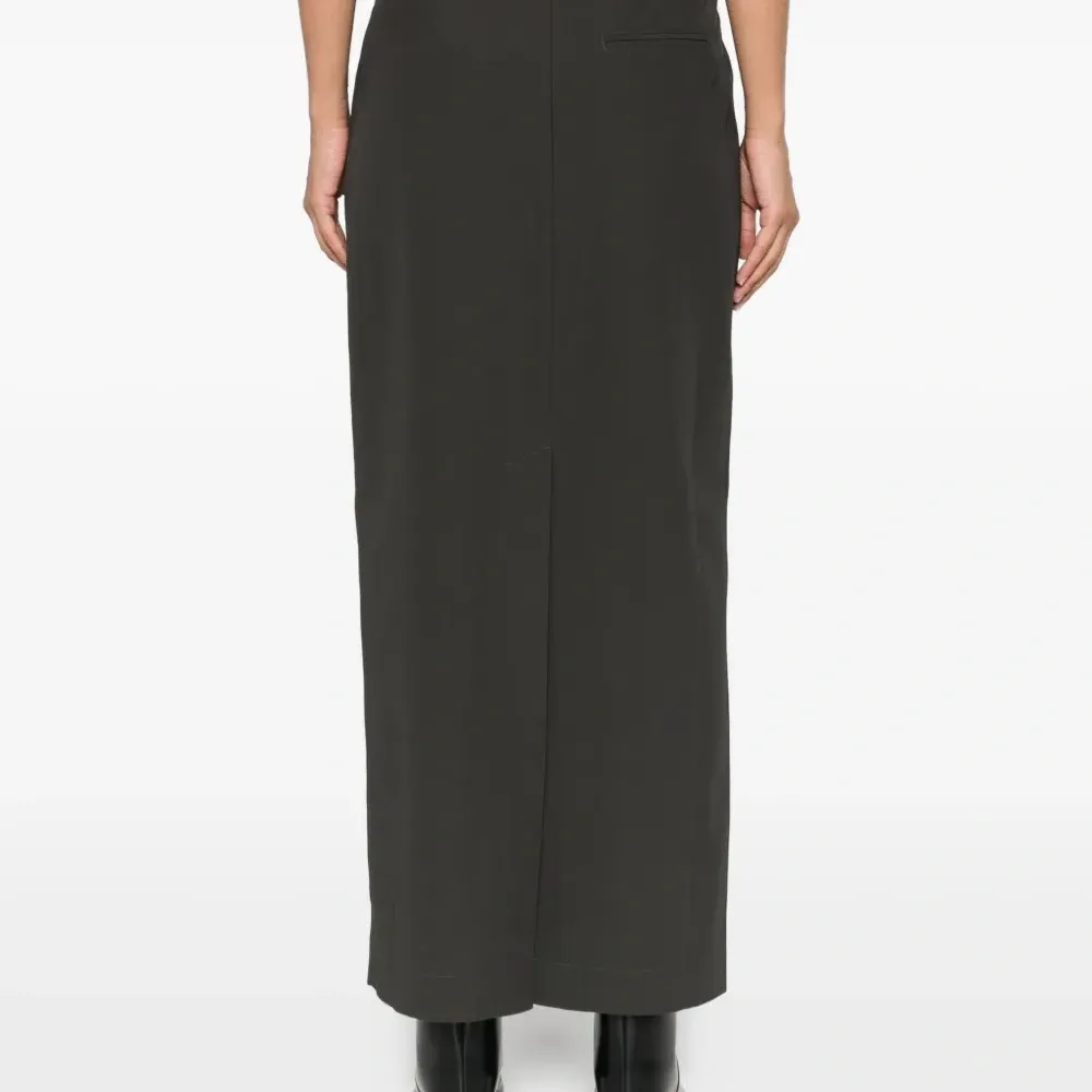 длинная юбка с заниженной талией