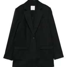 Жакет в полоску с разрезом